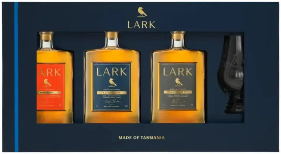 Buy Lark Distillery Signature Single Malt Giftpack 3 X 100ml Online at Barrel and Batch