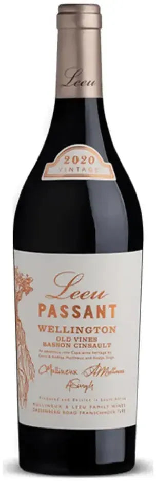 Buy Leeu Passant Wellington Old Vines Basson Cinsault 2020 750ml Online at Barrel and Batch