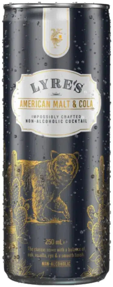 Lyre's American Malt & Cola 250ml-Non-Alcoholic-Lyre's-Afterpay-Alcohol-Delivery-Barrel-and-Batch-