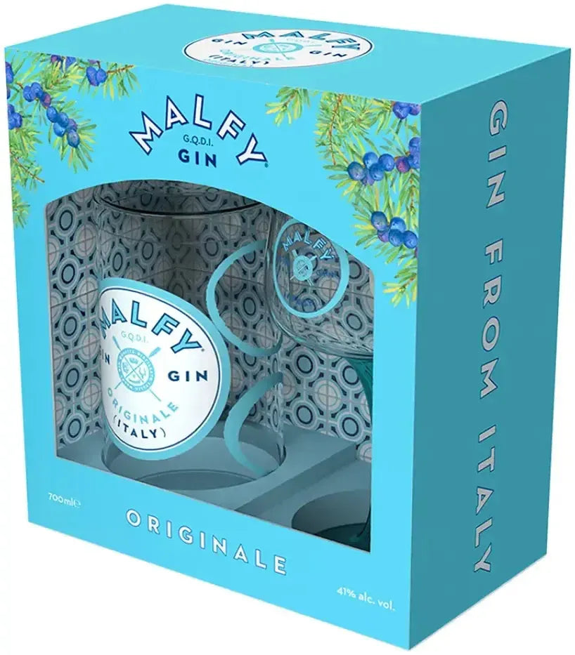 Buy Malfy Gin Originale & Copa Glass Gift Pack 700ml Online at Barrel and Batch
