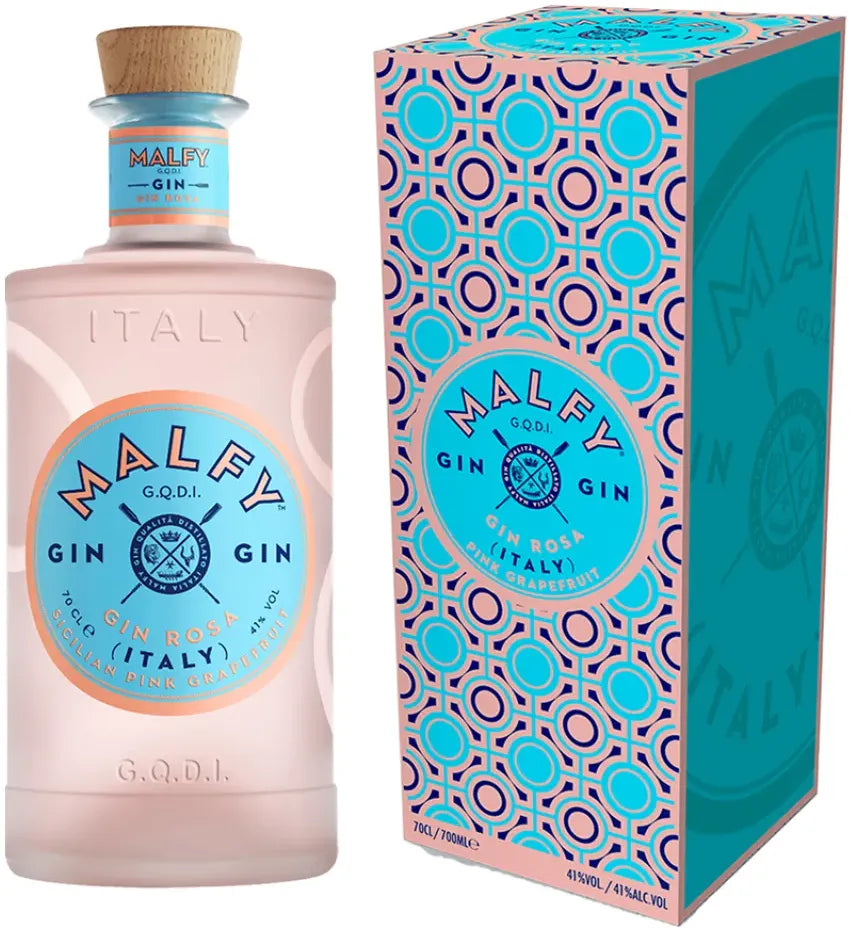 Malfy Gin Rosa & Gift Box 700ml-Spirits-Malfy-Afterpay-Alcohol-Delivery-Barrel-and-Batch-
