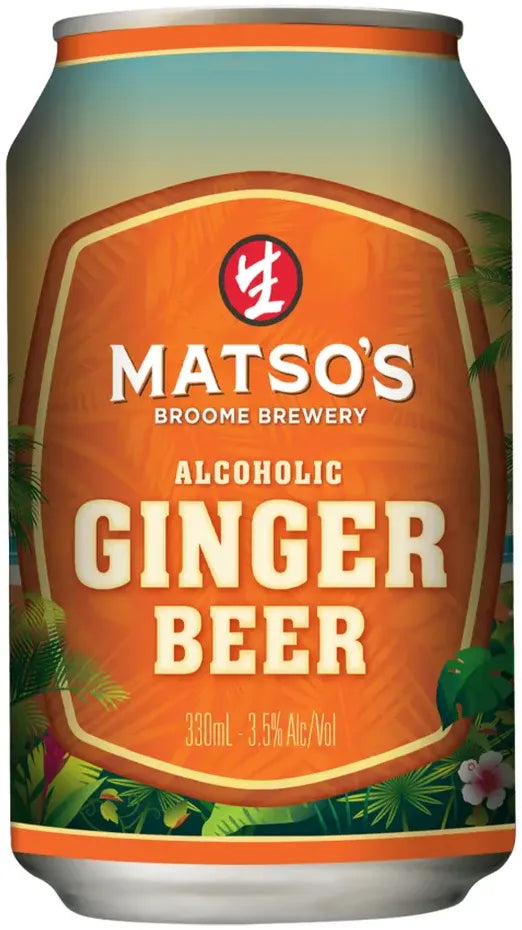 Matsos Alcoholic Ginger Beer Cans 330ml-Beer-Matsos-Afterpay-Alcohol-Delivery-Barrel-and-Batch-