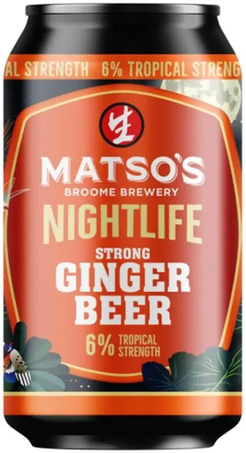 Matsos Nightlife Strong Ginger Beer 330ml-Beer-Matsos-Afterpay-Alcohol-Delivery-Barrel-and-Batch-