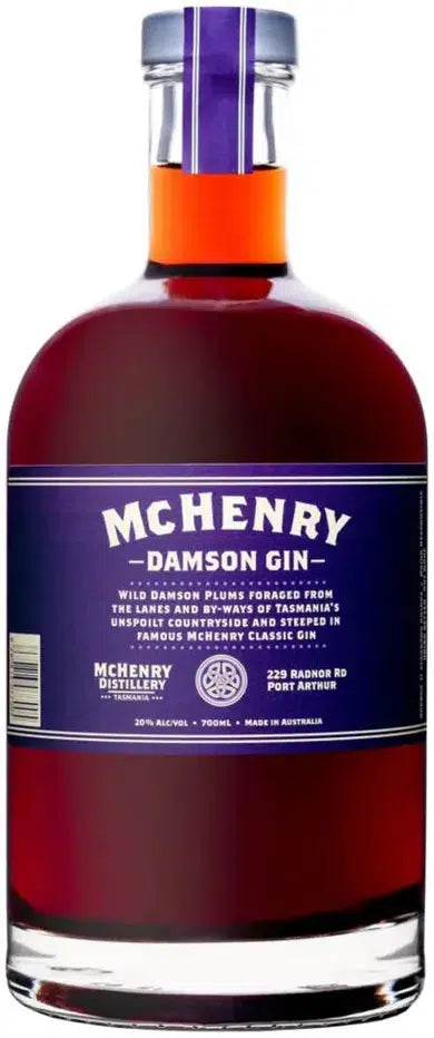 Buy McHenry Distillery Damson Plum Gin 700ml Online at Barrel and Batch