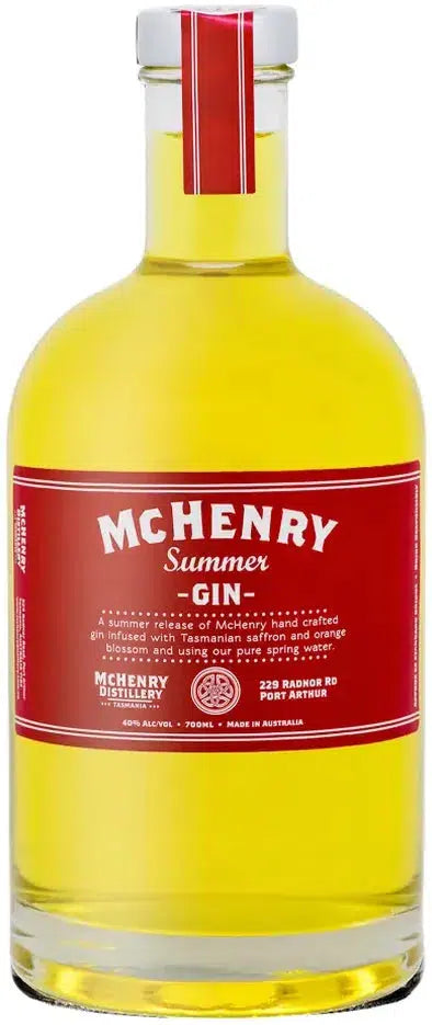 McHenry Distillery Summer Gin 700ml-Spirits-McHenry Distillery-Afterpay-Alcohol-Delivery-Barrel-and-Batch-