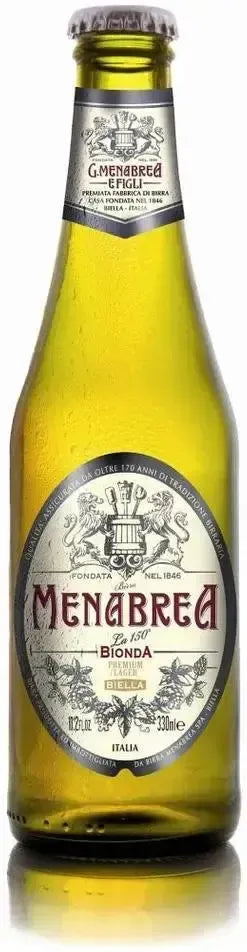Buy Menabrea Birra Lager 330ml Online at Barrel and Batch