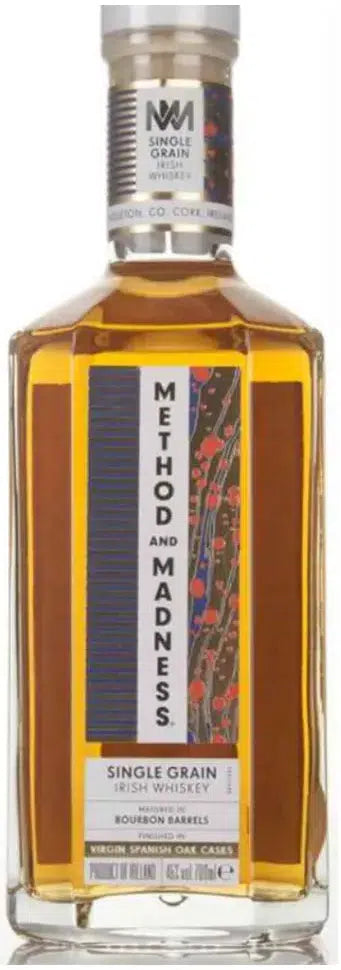 Method & Madness Single Grain Irish Whiskey 700ml-Spirits-Method & Madness-Afterpay-Alcohol-Delivery-Barrel-and-Batch-