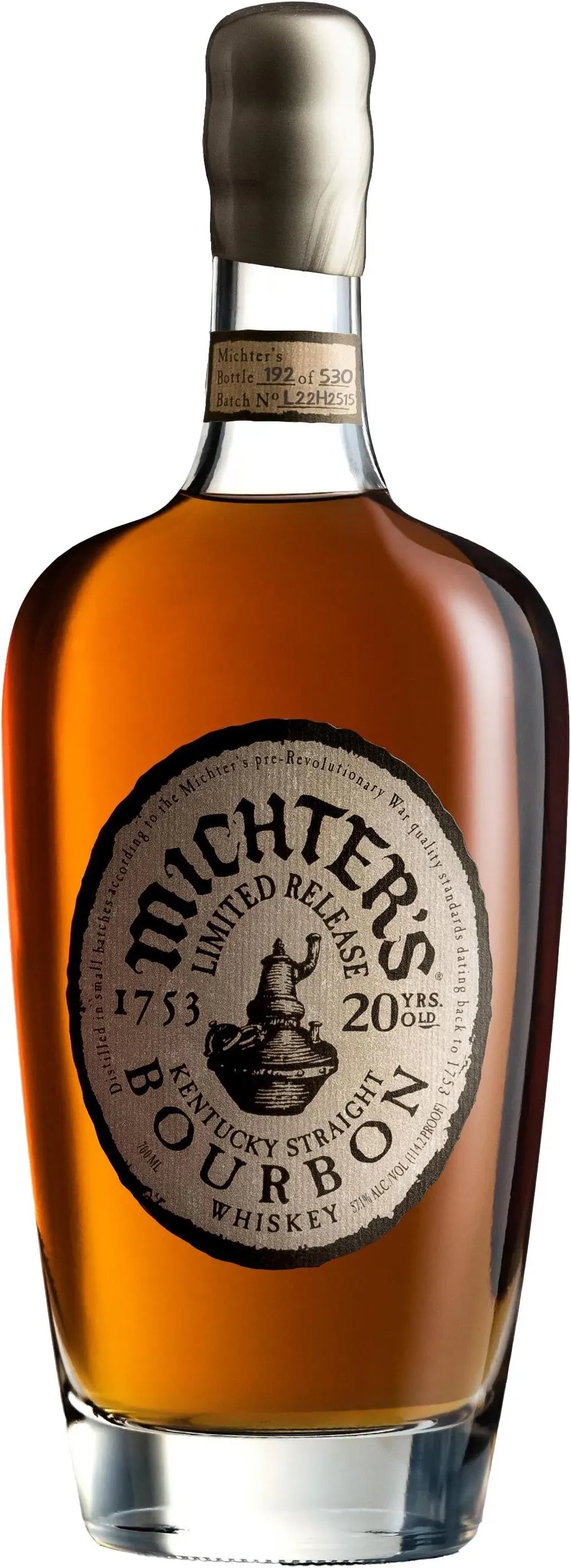 Michter's 20 Year Old Kentucky Straight Bourbon Whiskey 700ml-Spirits-Michter's Distillery-Afterpay-Alcohol-Delivery-Barrel-and-Batch-