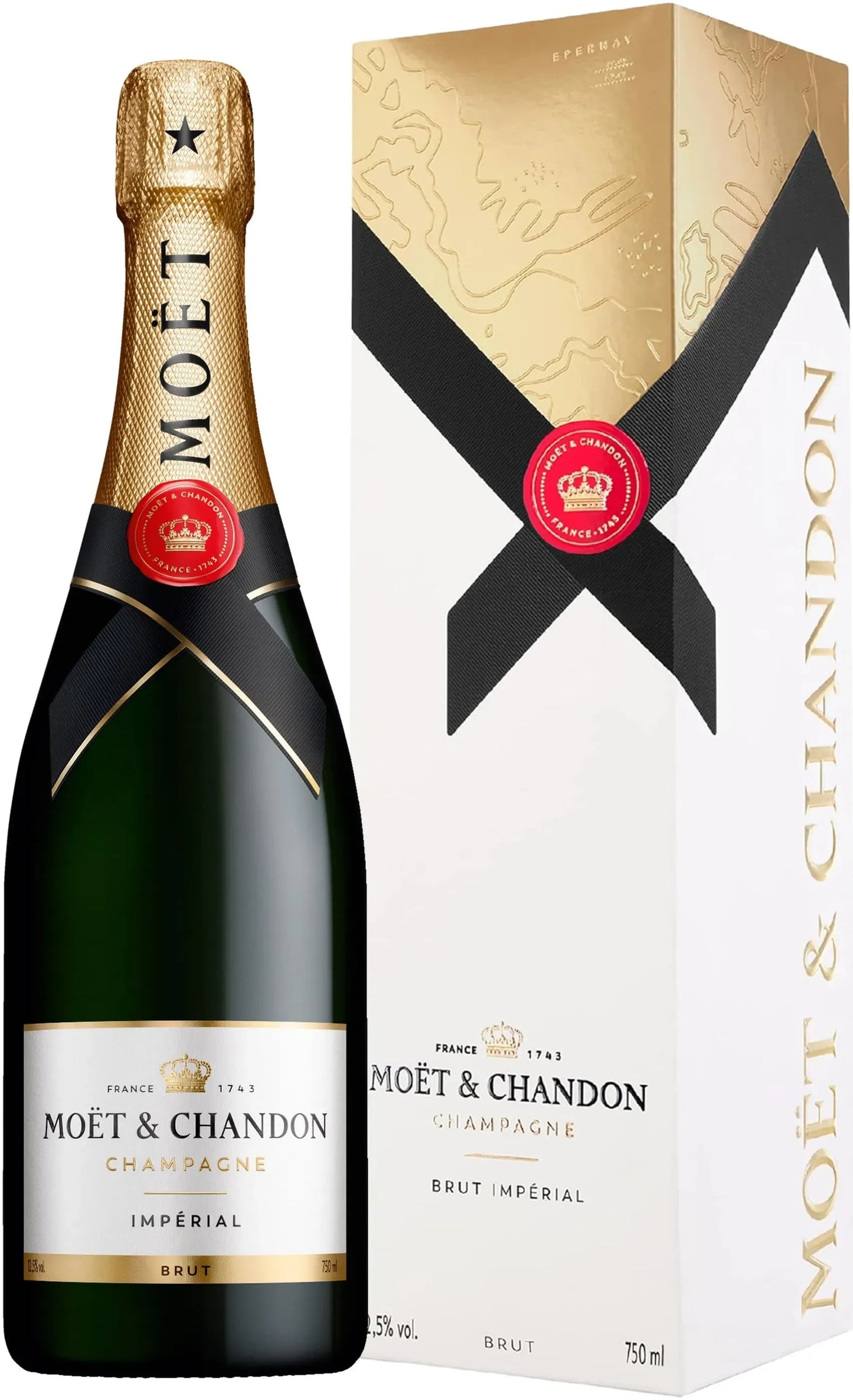 Moet & Chandon Brut Imperial NV Champagne Gift Boxed 750ml-Wine-Moet & Chandon-Afterpay-Alcohol-Delivery-Barrel-and-Batch-
