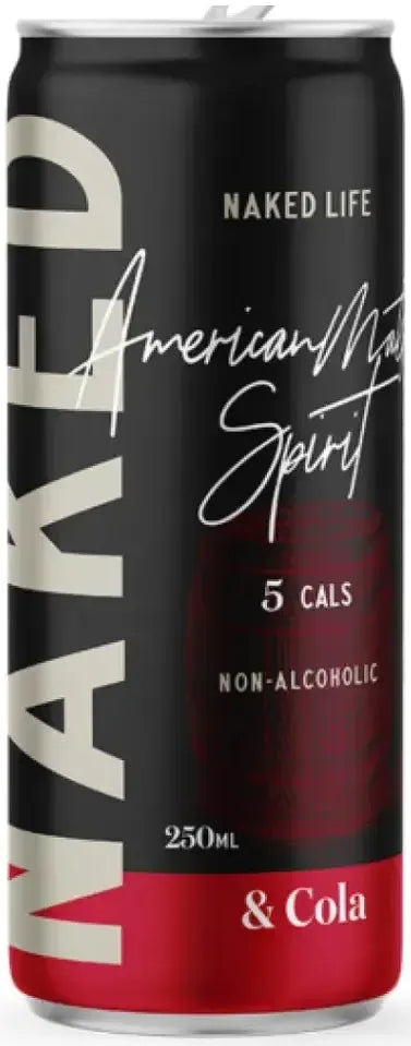 Buy Naked Life Non-Alcoholic American Malt Spirit & Cola 250ml Online at Barrel and Batch
