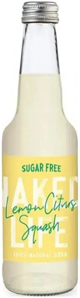 Buy Naked Life Sparkling Lemon Citrus Squash 330ml Online at Barrel and Batch