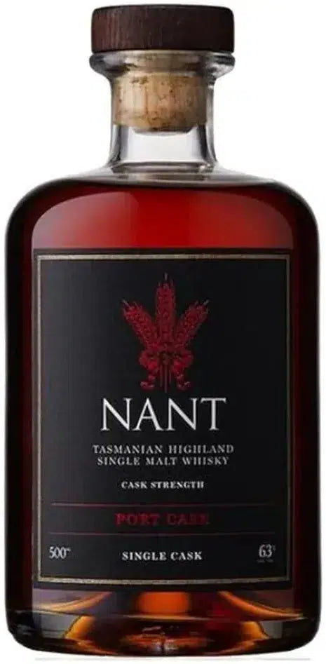 Buy Nant Port Cask Strength Single Malt Whisky 500ml Online at Barrel and Batch