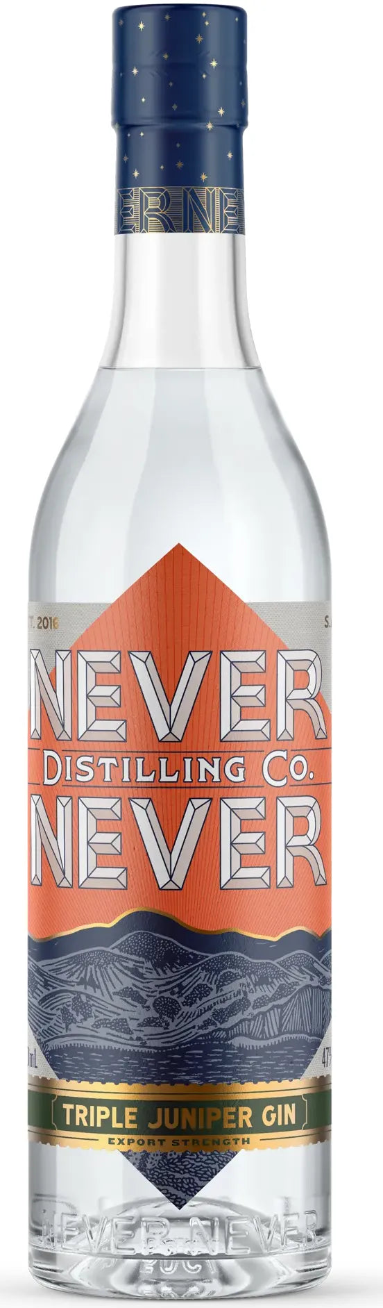 Never Never Distilling Co. Triple Juniper Gin 700ml | Barrel & Batch