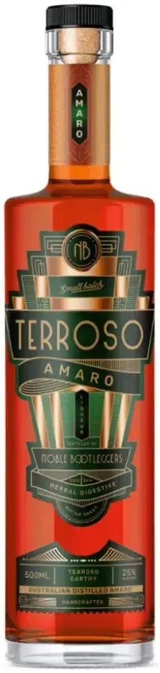 Buy Noble Bootleggers Terroso Amaro 500ml Online at Barrel and Batch