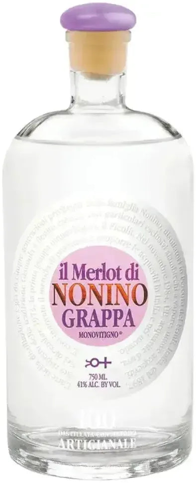 Buy Nonino Merlot Grappa 700ml Online at Barrel and Batch