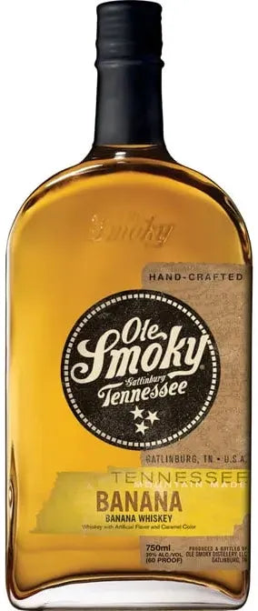 Ole Smoky Banana Whiskey 750ml-Spirits-Ole Smoky-Afterpay-Alcohol-Delivery-Barrel-and-Batch-