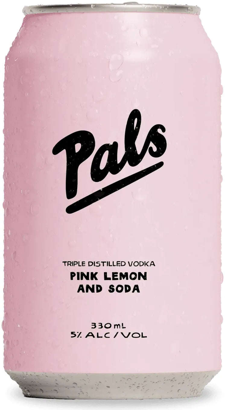Pals Vokda Pink Lemon & Soda 330ml-Pre-Mixed Drinks-Pals-Afterpay-Alcohol-Delivery-Barrel-and-Batch-
