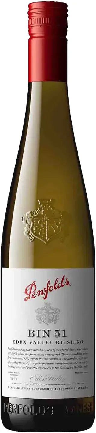 Penfolds Bin 51 Eden Valley Riesling 2024 750ml-Wine-Penfolds-Afterpay-Alcohol-Delivery-Barrel-and-Batch-