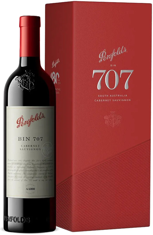 Buy Penfolds Bin 707 Cabernet Sauvignon 2023 Giftbox 750ml Online at Barrel and Batch