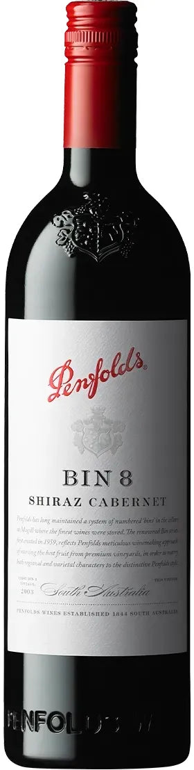 Buy Penfolds Bin 8 Shiraz Cabernet 2021 750ml Online at Barrel and Batch