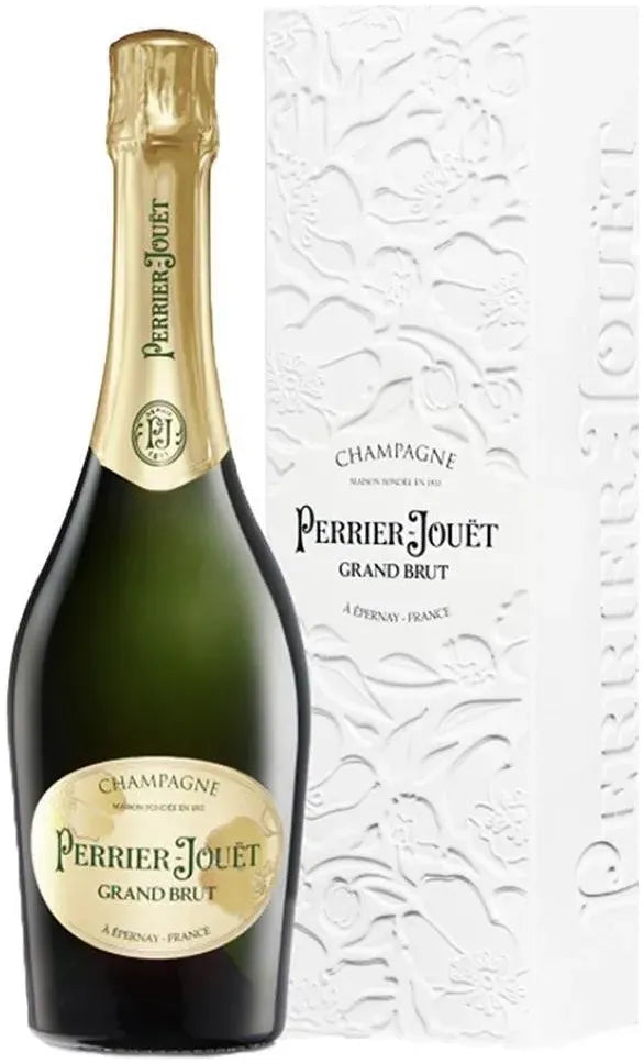 Perrier Jouet Grand Brut NV Champagne Giftbox 750ml-Wine-Perrier Jouet-Afterpay-Alcohol-Delivery-Barrel-and-Batch-