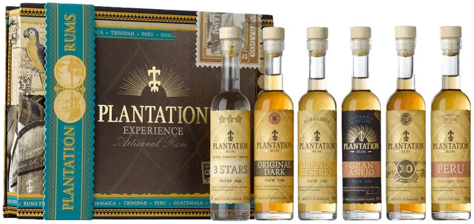 Plantation Experience Rum Gift Pack 6 x 100ml-Spirits-Plantation-Afterpay-Alcohol-Delivery-Barrel-and-Batch-