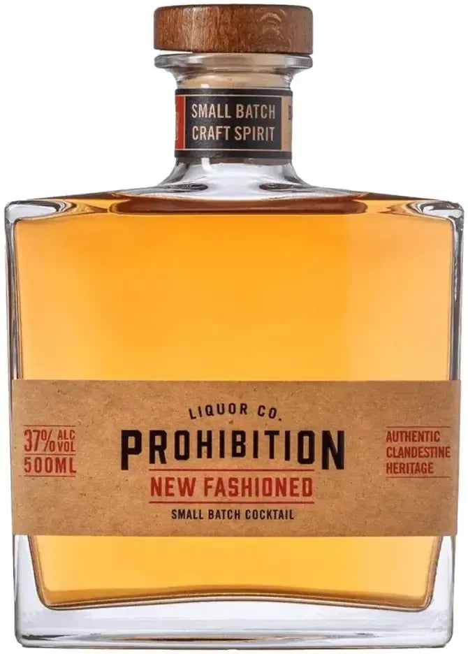 Buy Prohibition New Fashioned Gin 500ml Online at Barrel and Batch