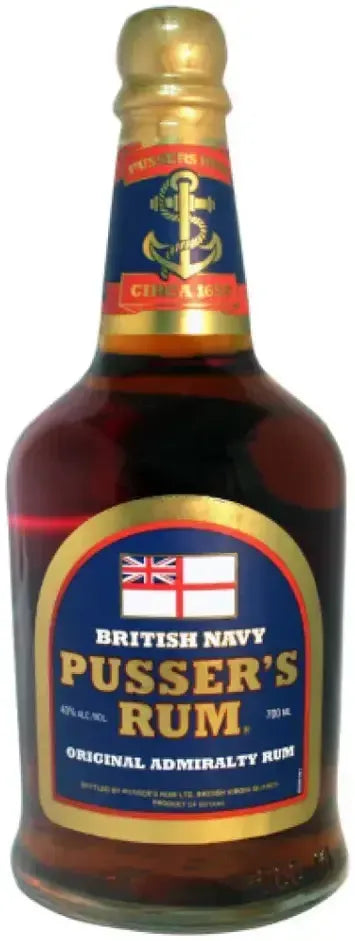 Buy Pusser's Rum Navy Blue Label Rum 700ml Online at Barrel and Batch