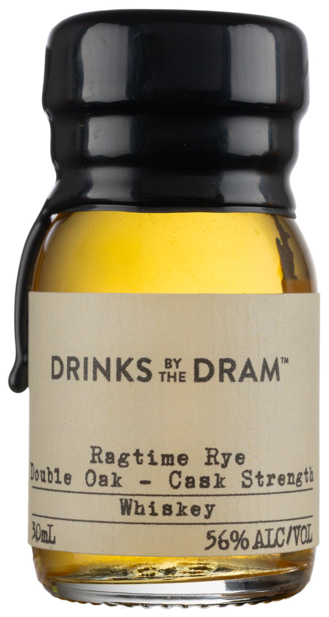 Buy Ragtime Rye Double Oak Cask Strength Whiskey 30ml Online at Barrel and Batch