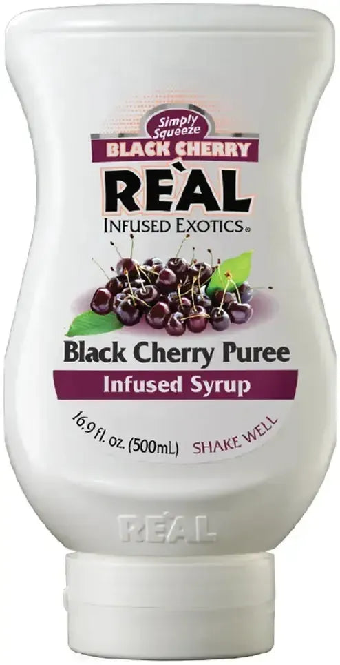 Buy Real Black Cherry Puree 500ml Online at Barrel and Batch