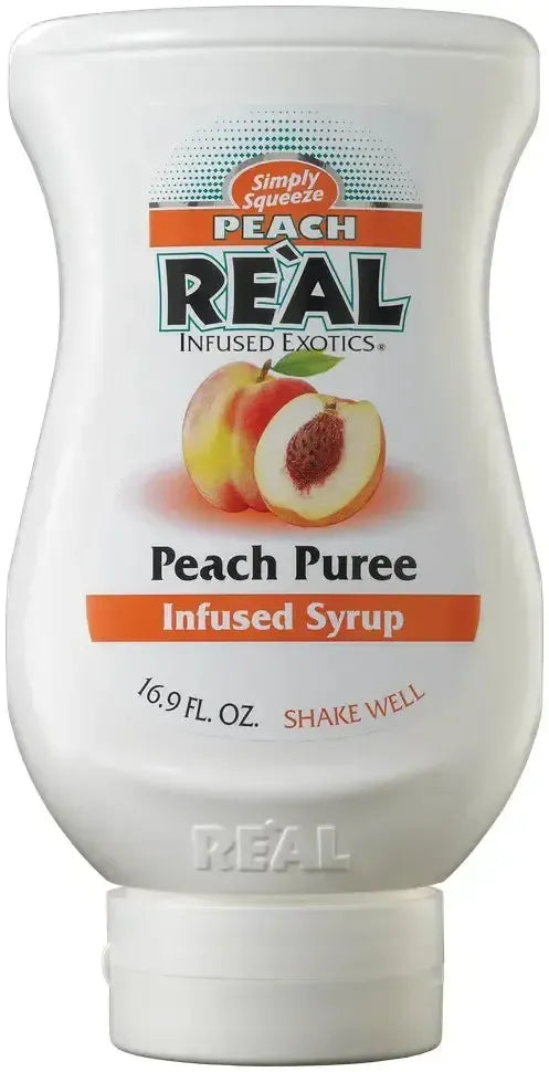 Buy Real Peach Puree 500ml Online at Barrel and Batch