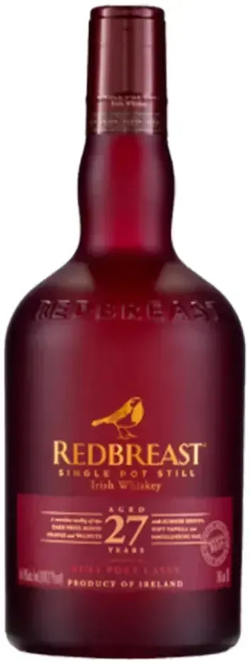 Buy Redbreast 27 Year Old Single Pot Still Irish Whiskey 700ml Online at Barrel and Batch