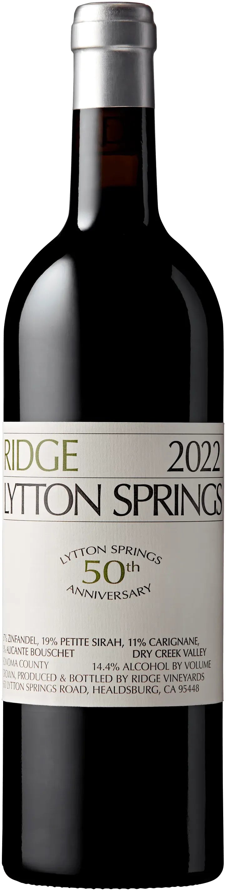 Buy Ridge Vineyards Lytton Springs Dry Creek Valley 2022 750ml Online at Barrel and Batch