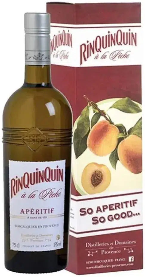 Rin Quin Quin Rinquinquin A La Peche Peach Aperitif 750ml-Spirits-Rin Quin Quin-Afterpay-Alcohol-Delivery-Barrel-and-Batch-