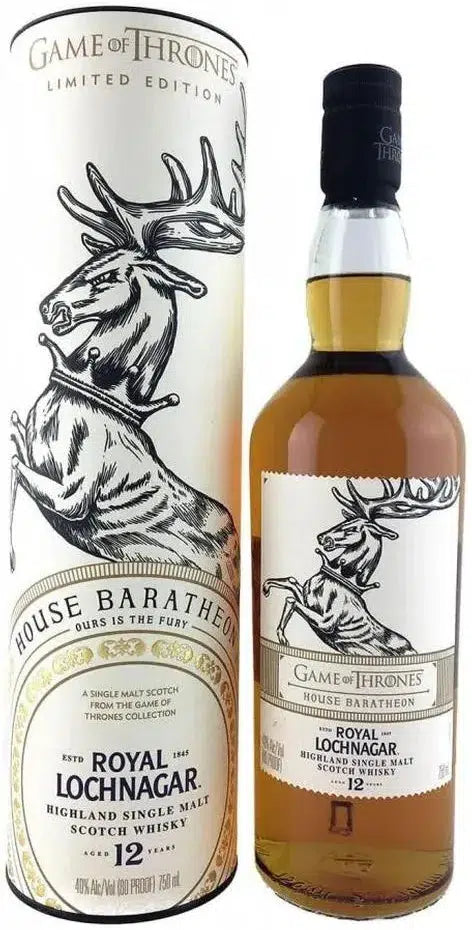 Buy Royal Lochnagar 12 Year Old Game Of Thrones Scotch Whisky 700ml Online at Barrel and Batch
