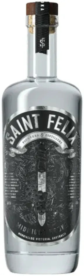 Buy Saint Felix Distillery Midnight Vodka 700ml Online at Barrel and Batch