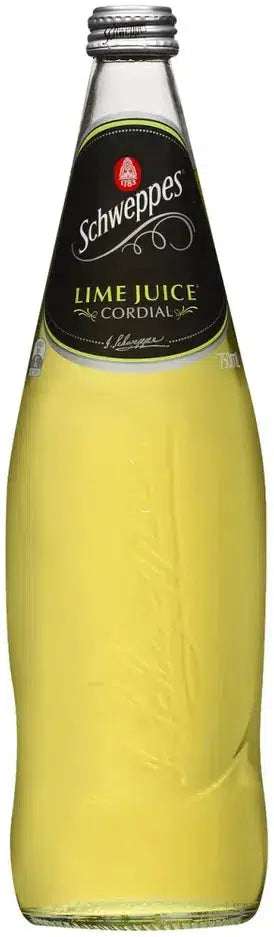 Schweppes Cordial Lime 750ml-Non-Alcoholic-Schweppes-Afterpay-Alcohol-Delivery-Barrel-and-Batch-