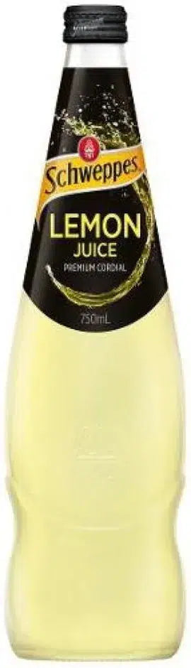 Buy Schweppes Lemon Cordial 750ml Online at Barrel and Batch