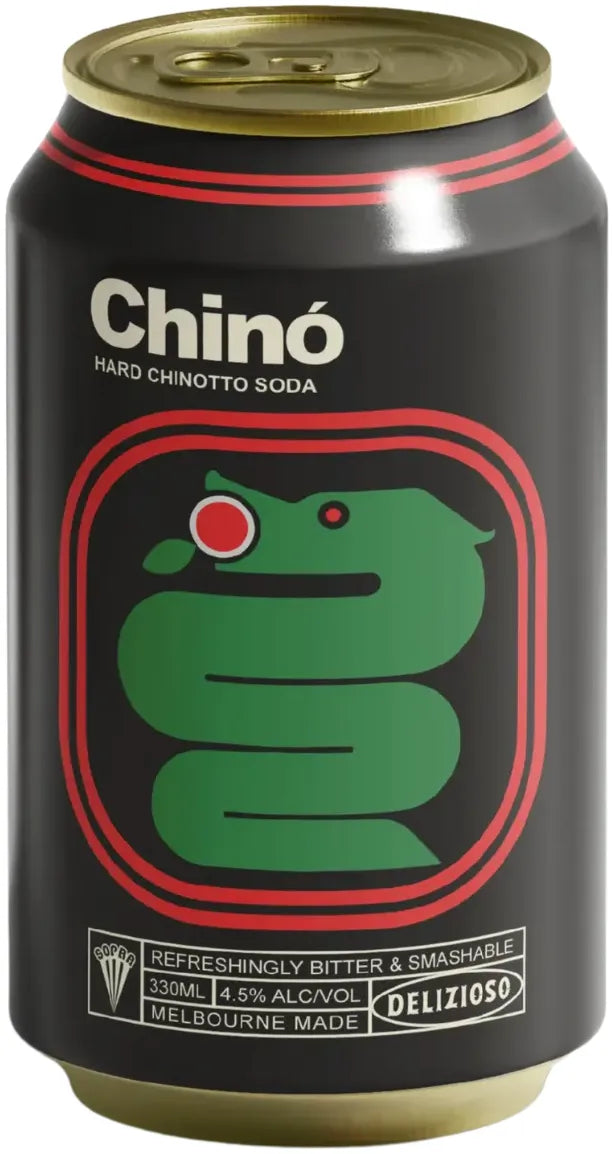 Sopra Chinò Hard Chinotto Soda 4.5% 24 Pack Cans 330ml | Barrel & Batch
