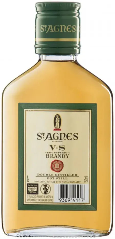St Agnes VS Brandy 150ml-Spirits-St Agnes-Afterpay-Alcohol-Delivery-Barrel-and-Batch-
