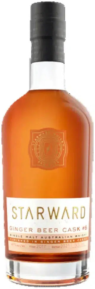 Starward Ginger Beer Cask #6 Single Malt Whisky 500ml-Spirits-Starward-Afterpay-Alcohol-Delivery-Barrel-and-Batch-