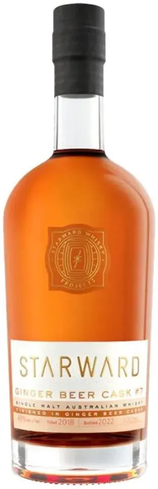 Starward Ginger Beer Cask #7 Single Malt Whisky 700ml-Spirits-Starward-Afterpay-Alcohol-Delivery-Barrel-and-Batch-