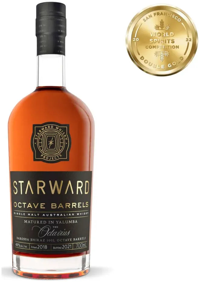 Starward Octave Barrels Single Malt Australian Whisky 700ml-Spirits-Starward-Afterpay-Alcohol-Delivery-Barrel-and-Batch-