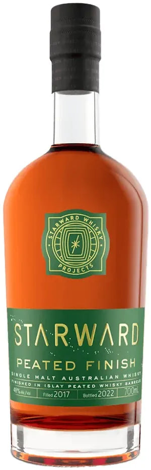 Starward Peated Finish Australian Whisky 700ml-Spirits-Starward-Afterpay-Alcohol-Delivery-Barrel-and-Batch-