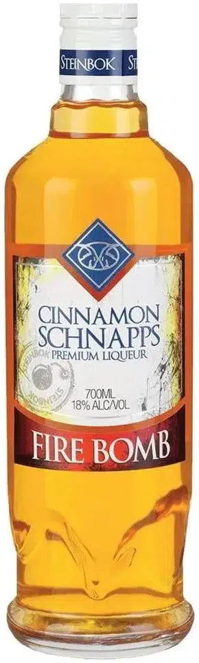 Steinbok Fire Bomb Cinnamon Schnapps 700ml-Spirits-Steinbok-Afterpay-Alcohol-Delivery-Barrel-and-Batch-