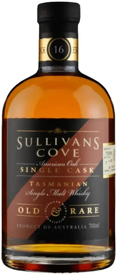 Buy Sullivans Cove 16 Year Old American Oak 'Old And Rare' (TD054) Single Malt Whisky 700ml Online at Barrel and Batch