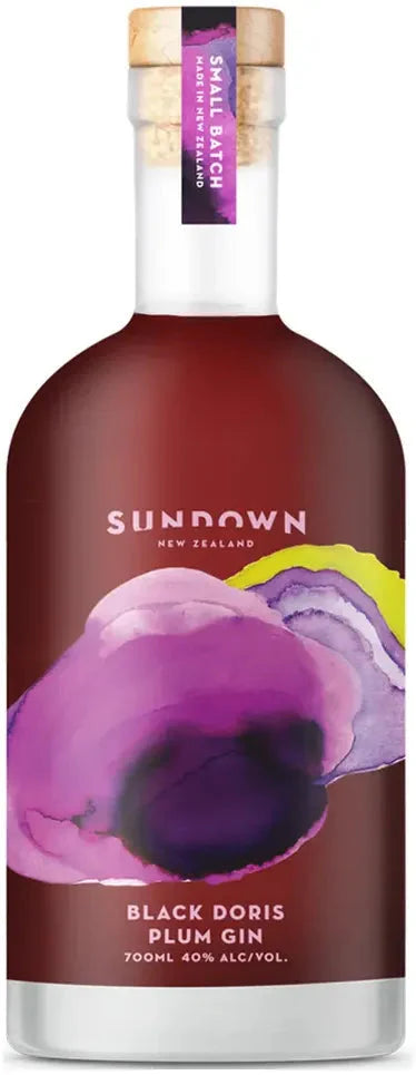 Buy Sundown Black Doris Plum Gin 700ml Online at Barrel and Batch