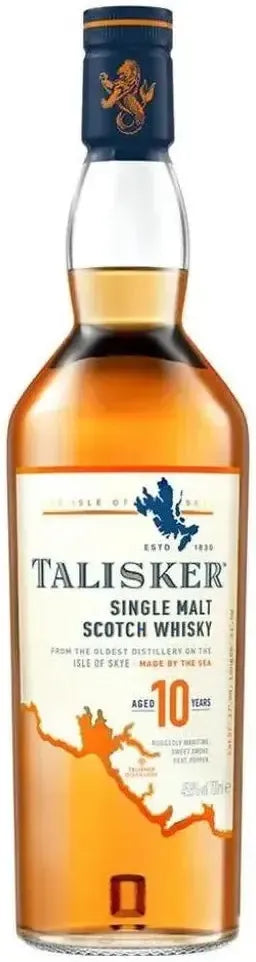 Buy Talisker 10 Year Old Single Malt Scotch Whisky 750ml Online at Barrel and Batch