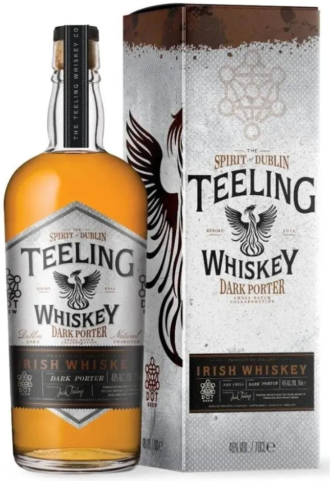 Teeling Dark Porter Irish Whiskey 700ml-Spirits-Teeling-Afterpay-Alcohol-Delivery-Barrel-and-Batch-