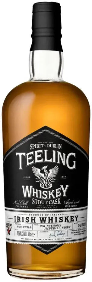 Teeling Stout Cask Finish Irish Whiskey 700ml-Spirits-Teeling-Afterpay-Alcohol-Delivery-Barrel-and-Batch-